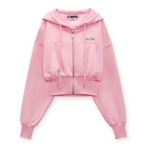 ZARA BARBIE™ THE MOVIE SWEATSHIRT ©WARNER BROS. PINK NWT